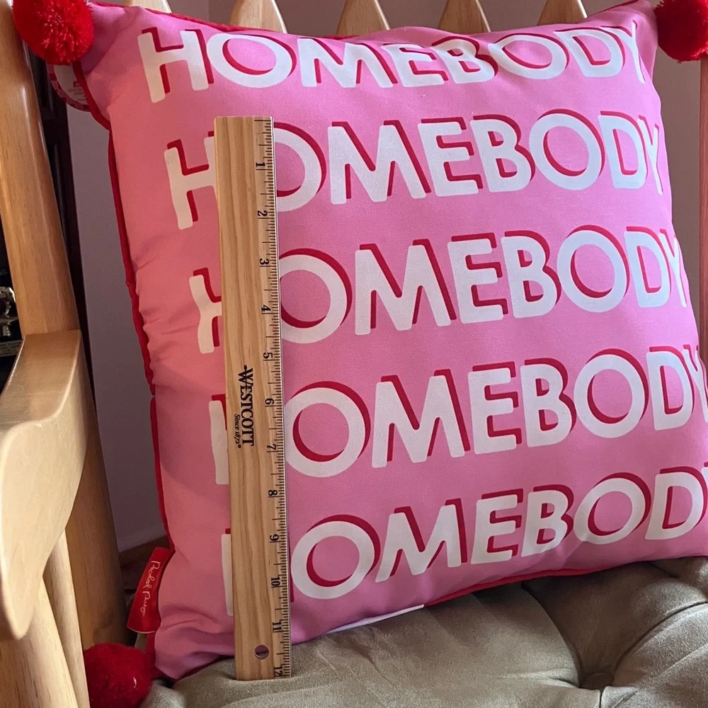 “Homebody” Cute colorful Pillow by Packed Party 🎈